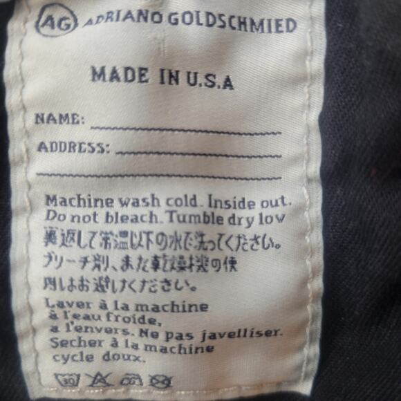 AG Adriano Goldschmeid The Angel Classic Boot Cut Jean 28 HEMMED - Picture 6 of 13